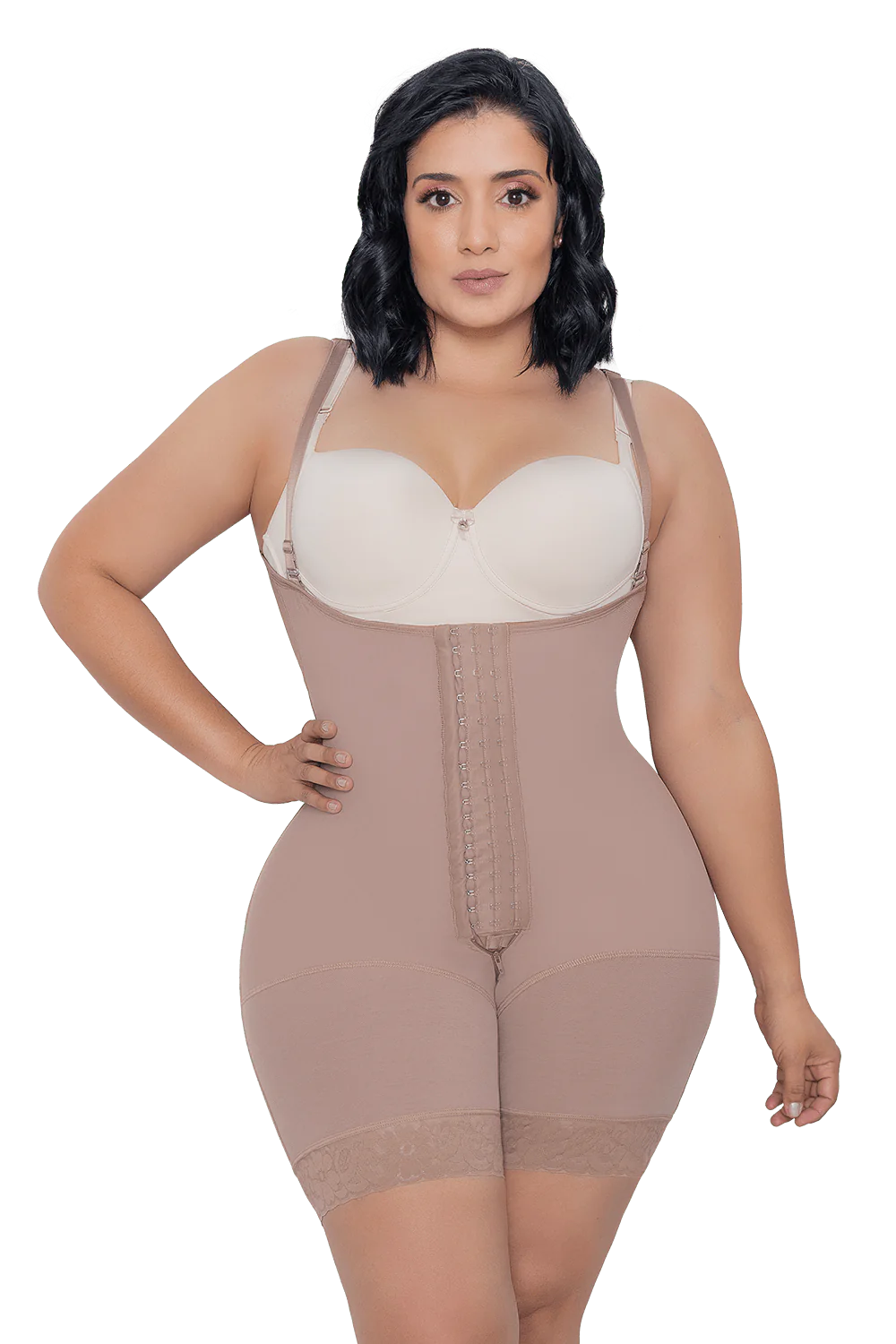 2011 - Shorts Body Shaper Covered Back And Perineal Zipper JACKIE