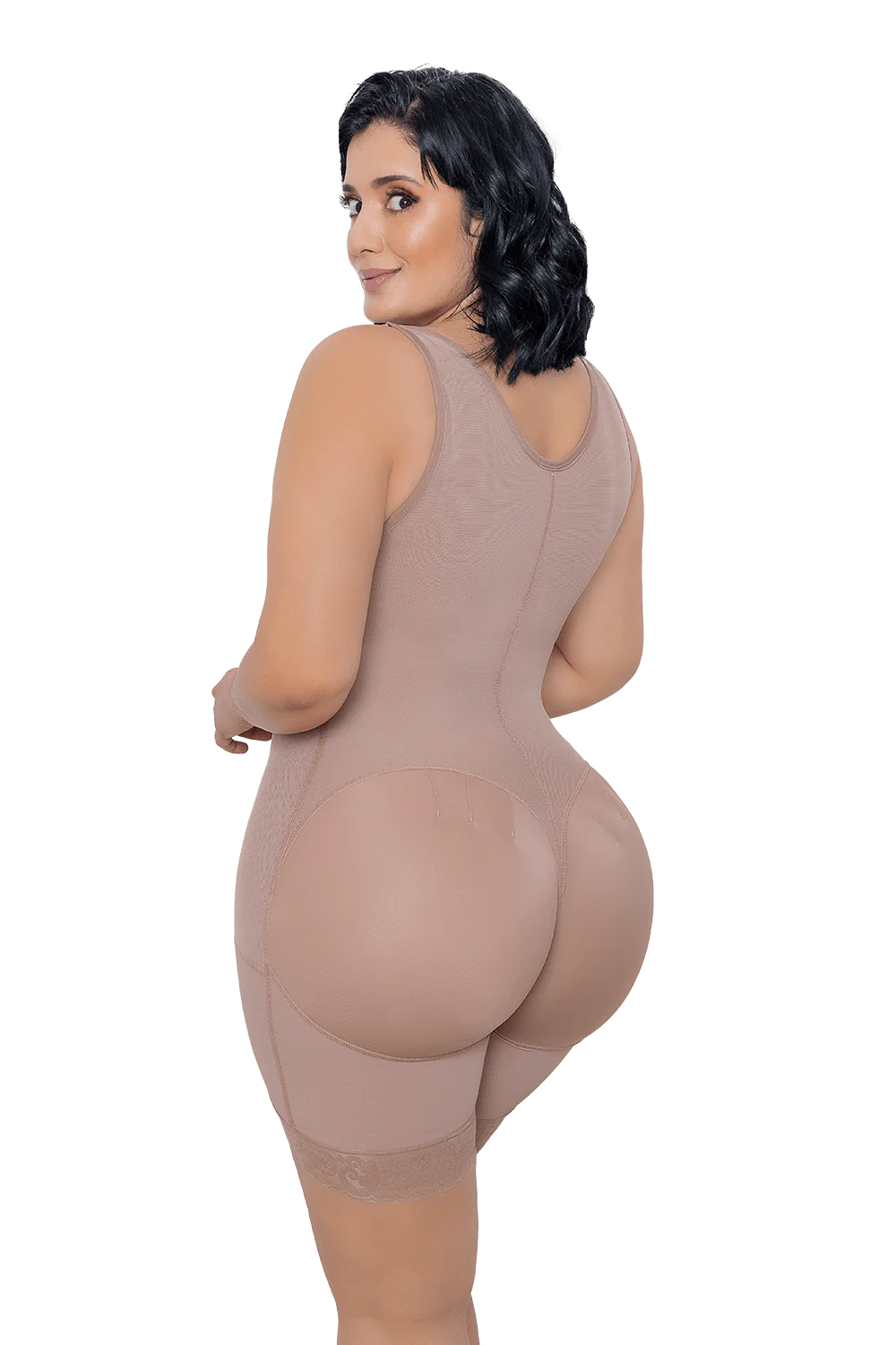 2011 - Shorts Body Shaper Covered Back And Perineal Zipper JACKIE