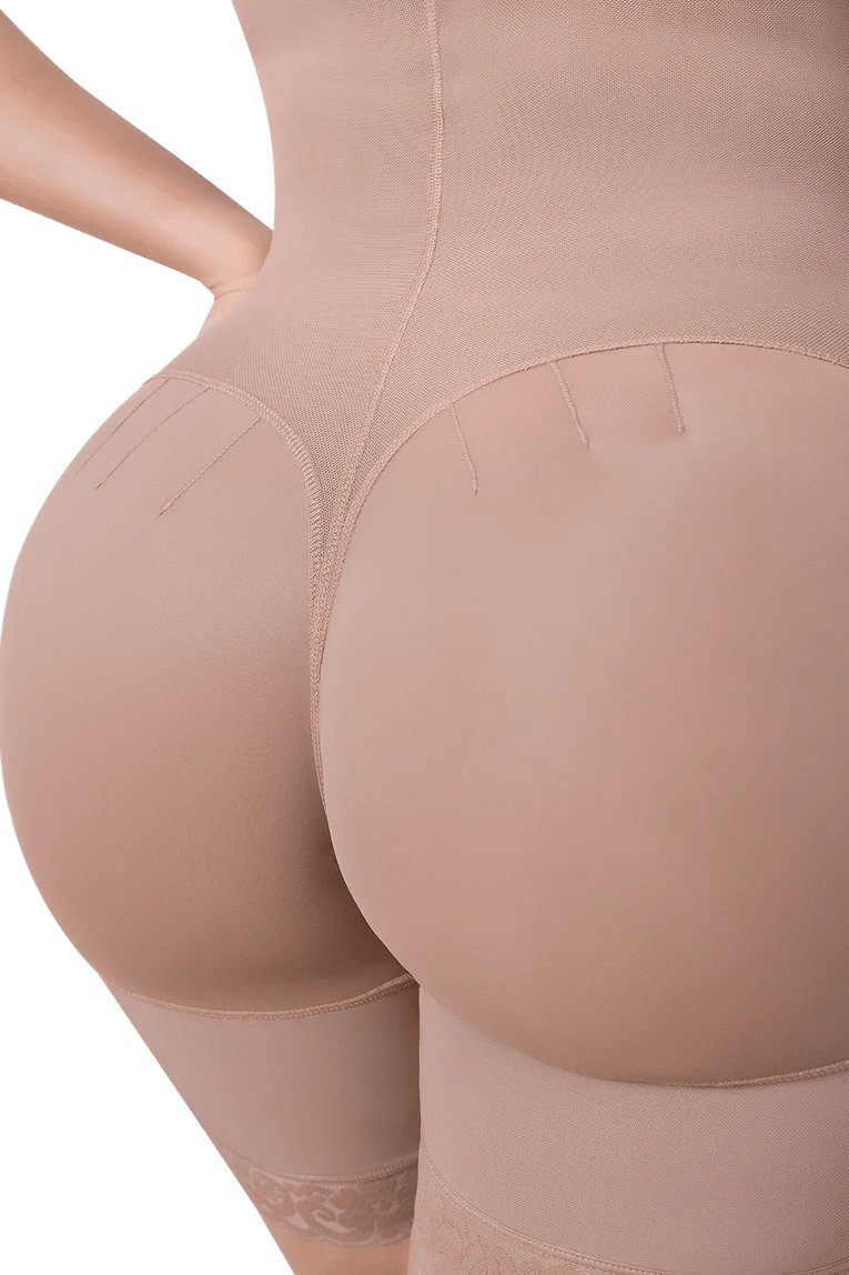 2011 - Shorts Body Shaper Covered Back And Perineal Zipper JACKIE
