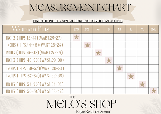 3032 FAJA RELOJ DE ARENA ETAPA 2 PLUS EN GLUTEOS (NO VARILLAS)